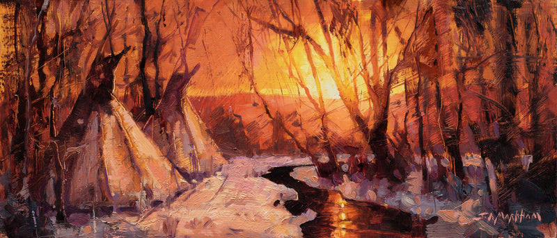 Colors of a Setting Sun