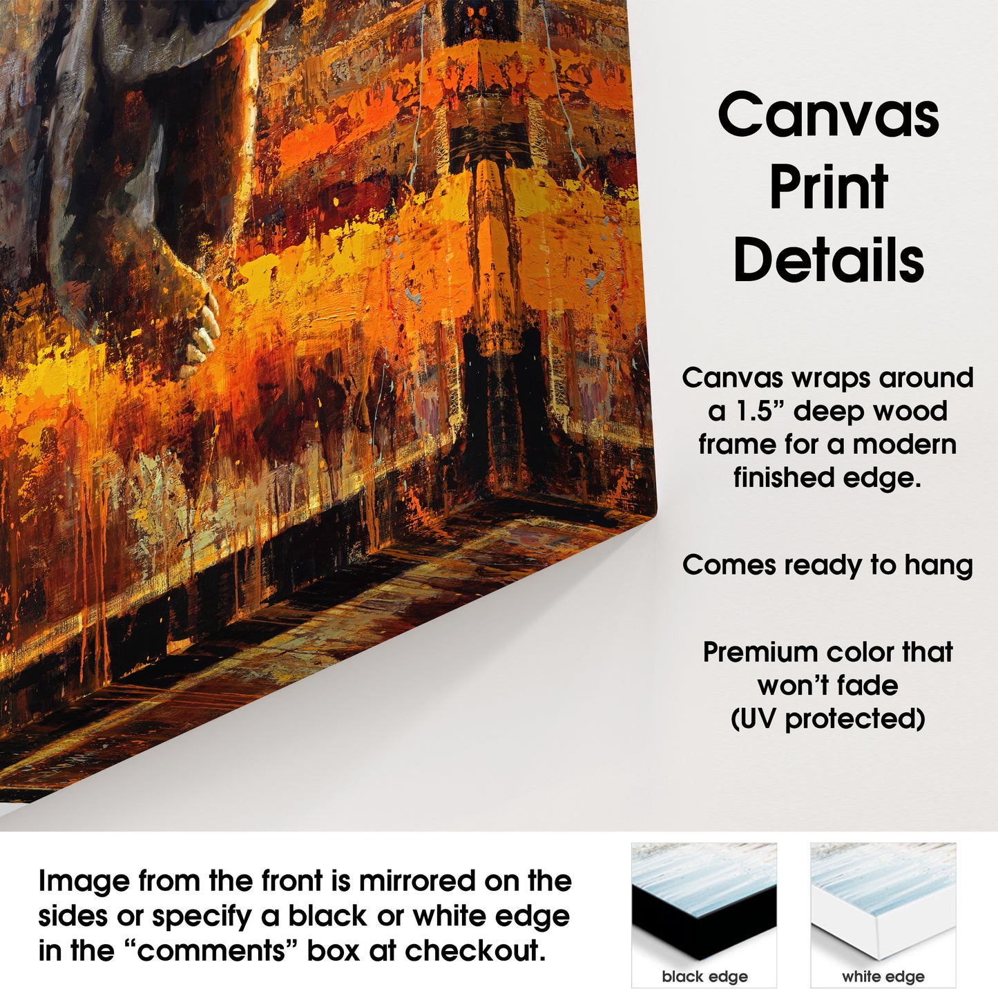 canvas print details
