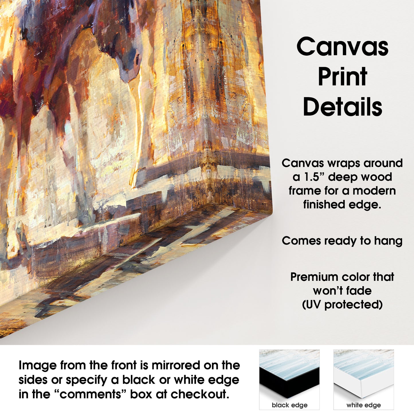 canvas print details what are friends for