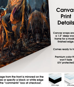 Pals canvas print details