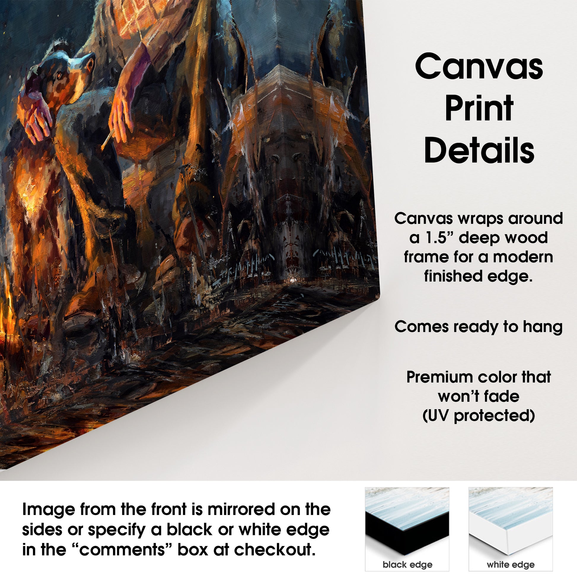 Pals canvas print details