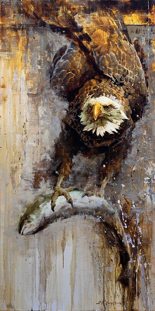 Eagles Empire eagle painting by Jerry Markham artist