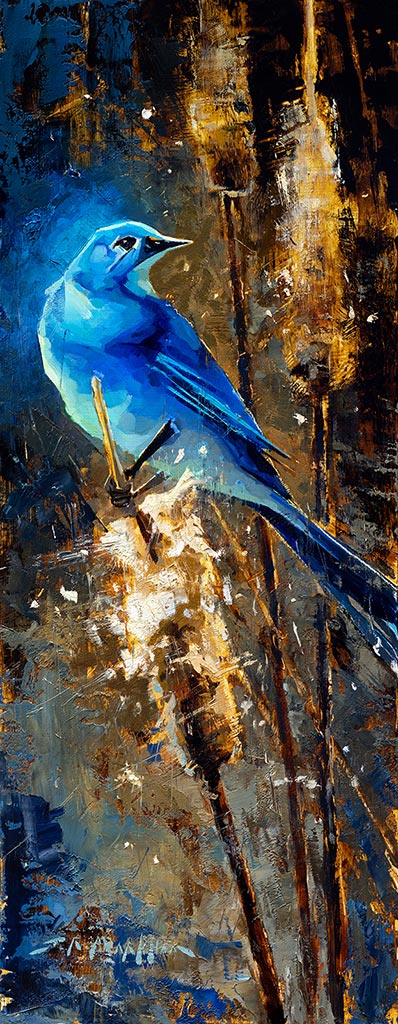 Illuminating the Marsh - bird painting by Jerry Markham artist