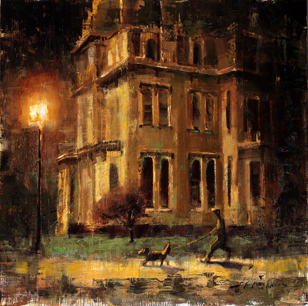 Once Around The Block - Painting by Jerry Markham
